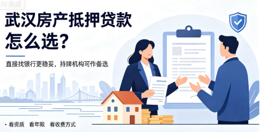 武汉房产抵押贷款怎么选
